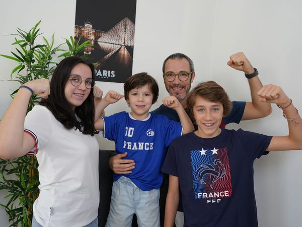 Johan et sa famille