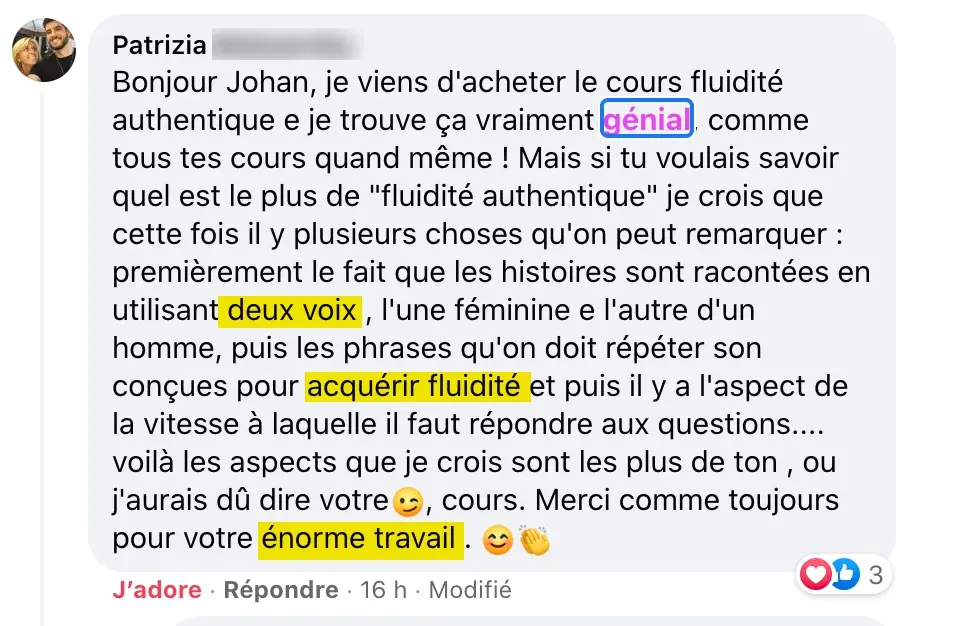 Témoignage Patrizia